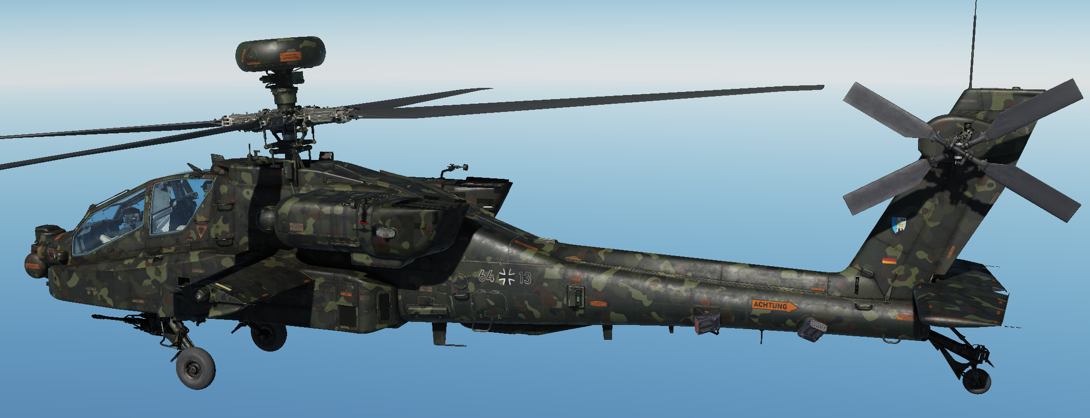 [v1.1.1] [AH-64D] German 5-Color Flecktarn Camouflage