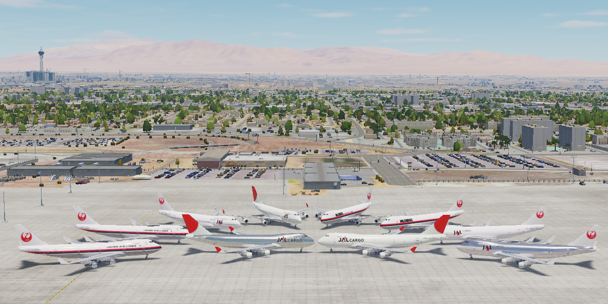 Japan Airlines (JAL) Liveries for B747 in Civil Aircraft Mod (CAM)