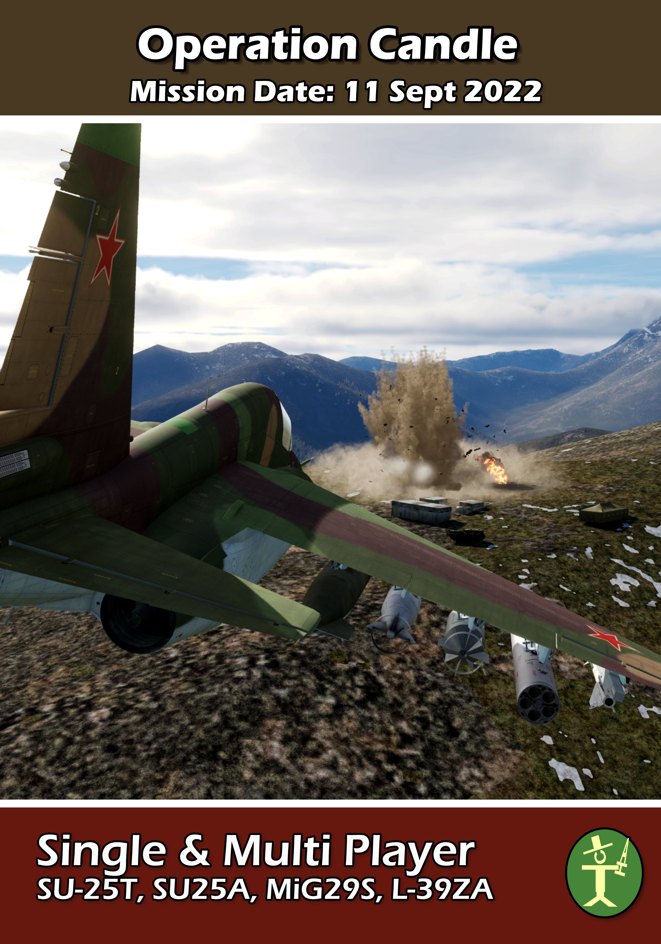 SU-25T / SU25A / MiG29 / L-39 - Operation Candle SP & MP Mission