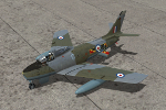 Canadair Sabre Mk.4 XB931 of No.4 Squadron, RAF