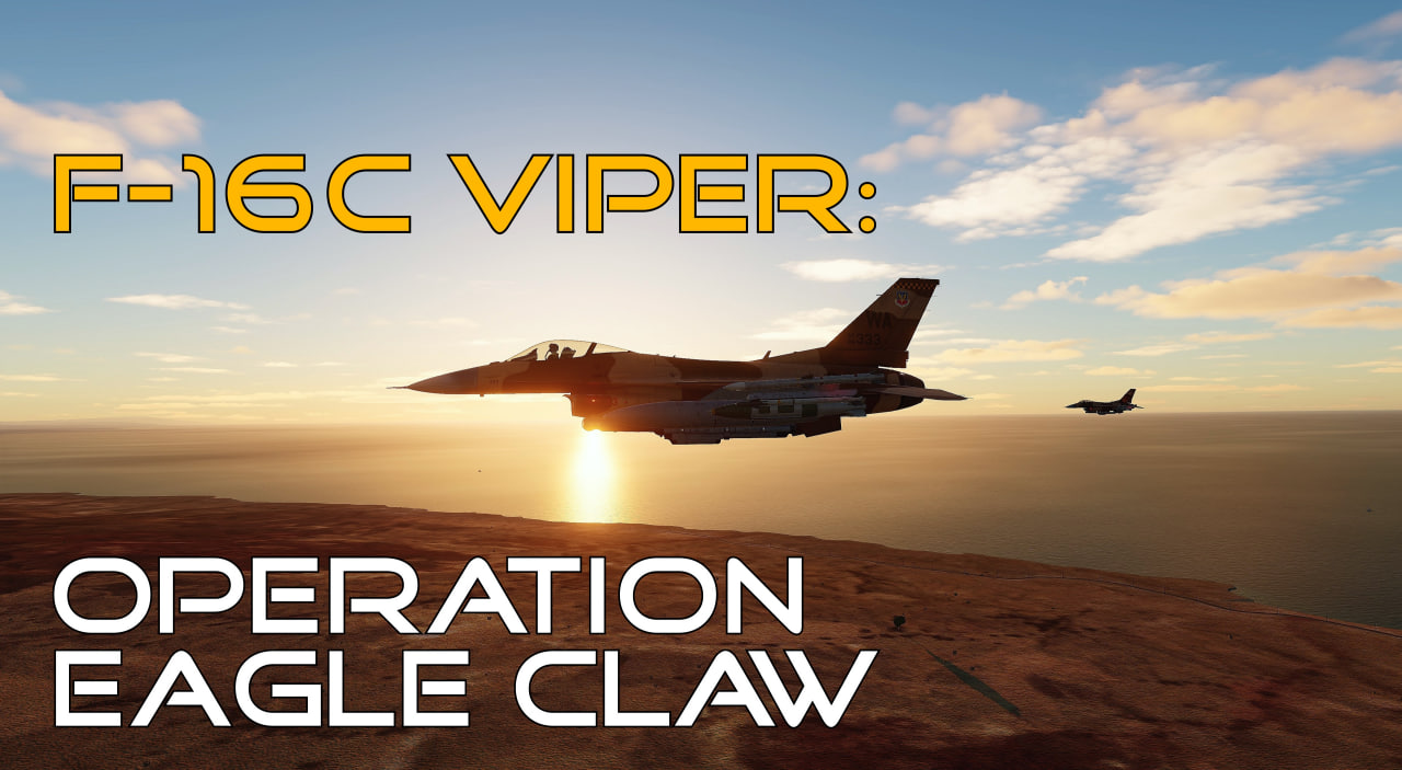 Operation Eagle Claw F-16 Persian Gulf map