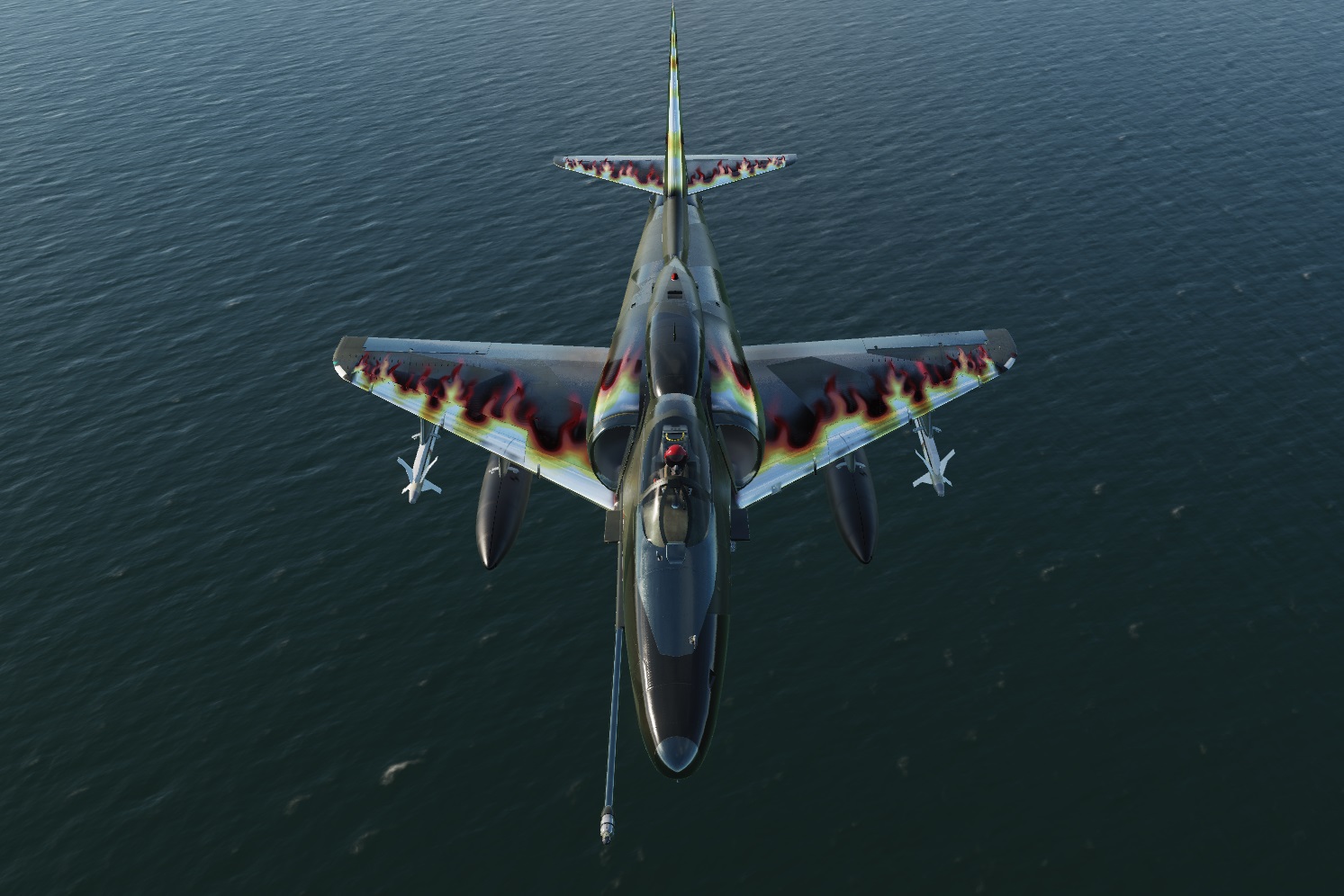 A4 Skyhawk Mod Fireball Skin (Fictional)