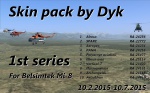 Mi-8 Skin pack by Dyk - 1st series