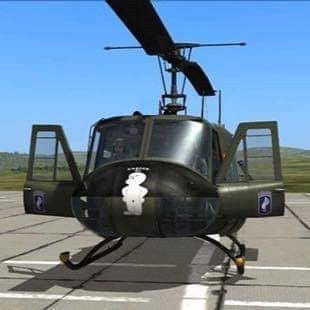 173rd Airborne UH-1H Skin of David Marshall's Casper 6127
