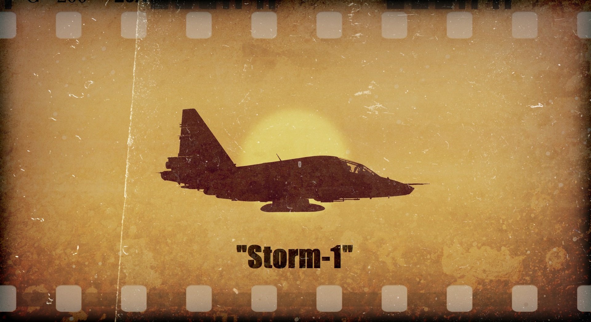 The single mission "Storm-1" for the Su-25T