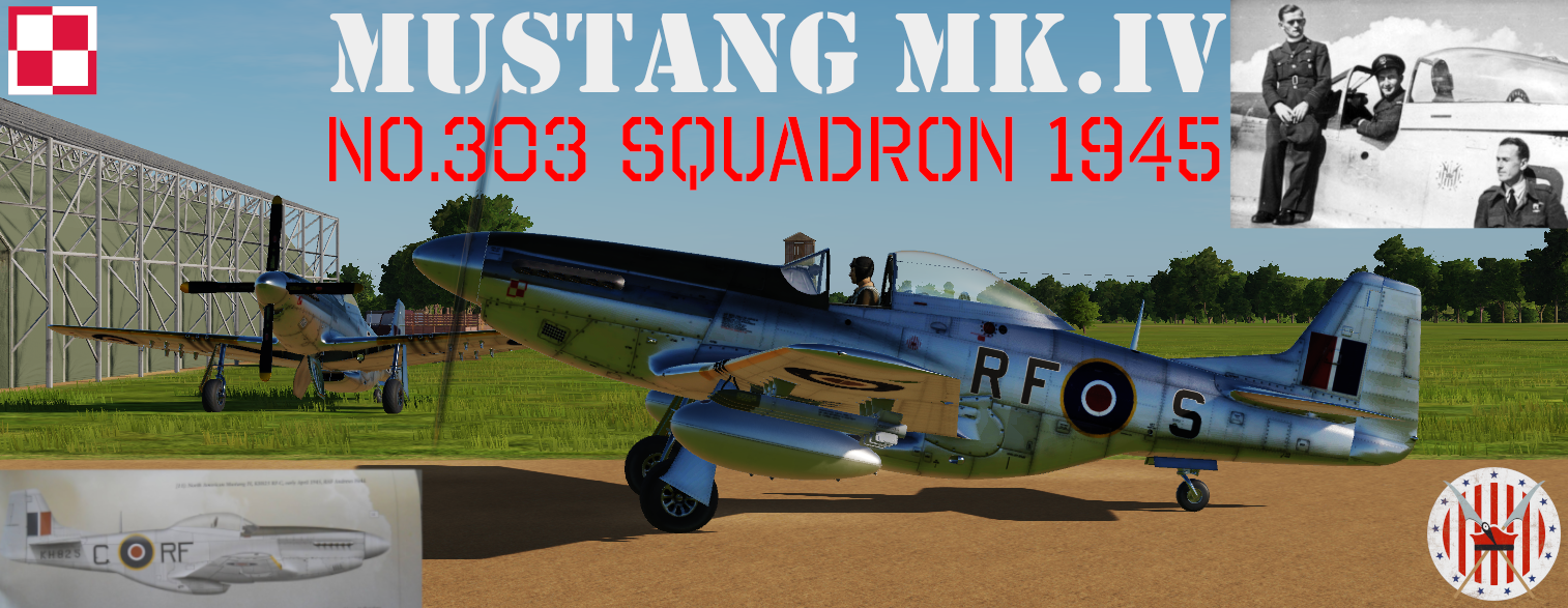 Mustang Mk.IV No.303 RAF 1945