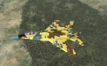 Текстура МиГ-29С Splinter yellow