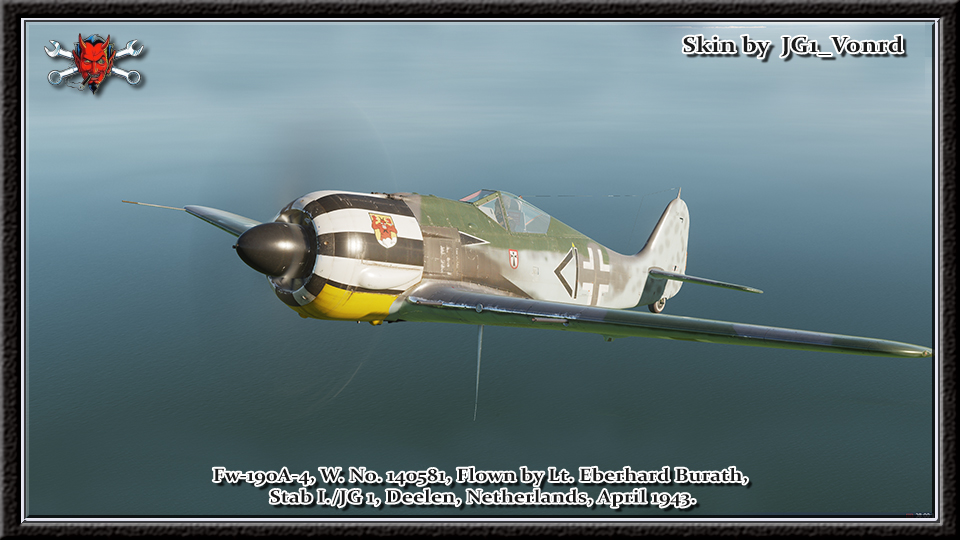 Fw190A-4_Lt. Eberhard Burath - With and without Swastika