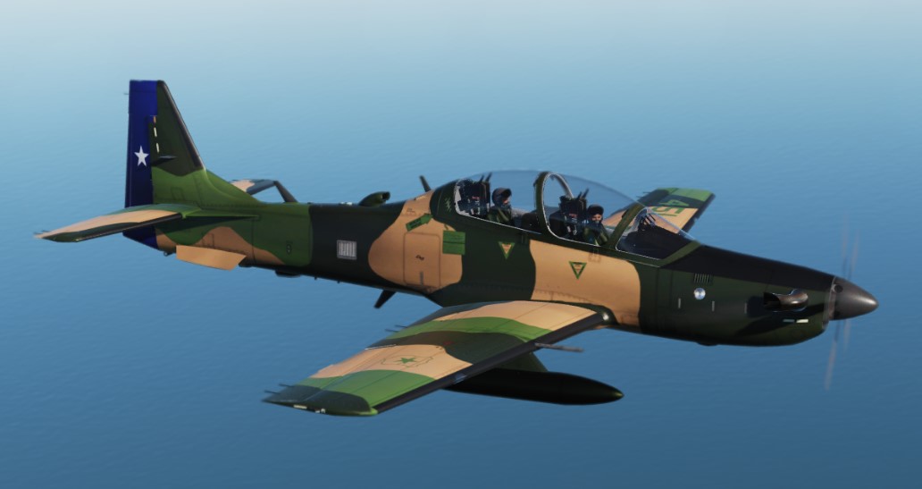 Super Tucano Chile air force.