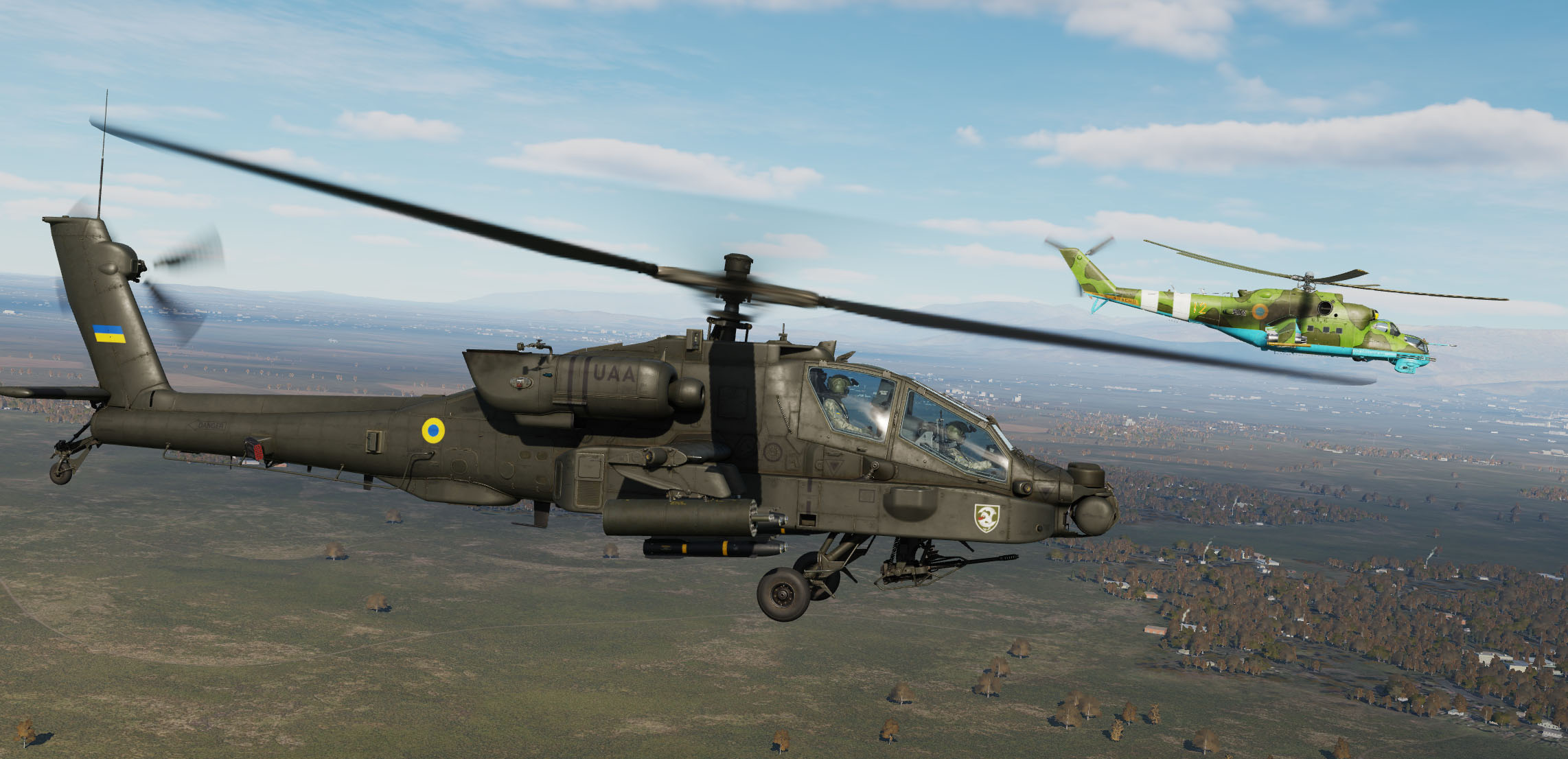 Ukrainian Army Aviation - Olive Drab (High Visibility Markings) - Fictional