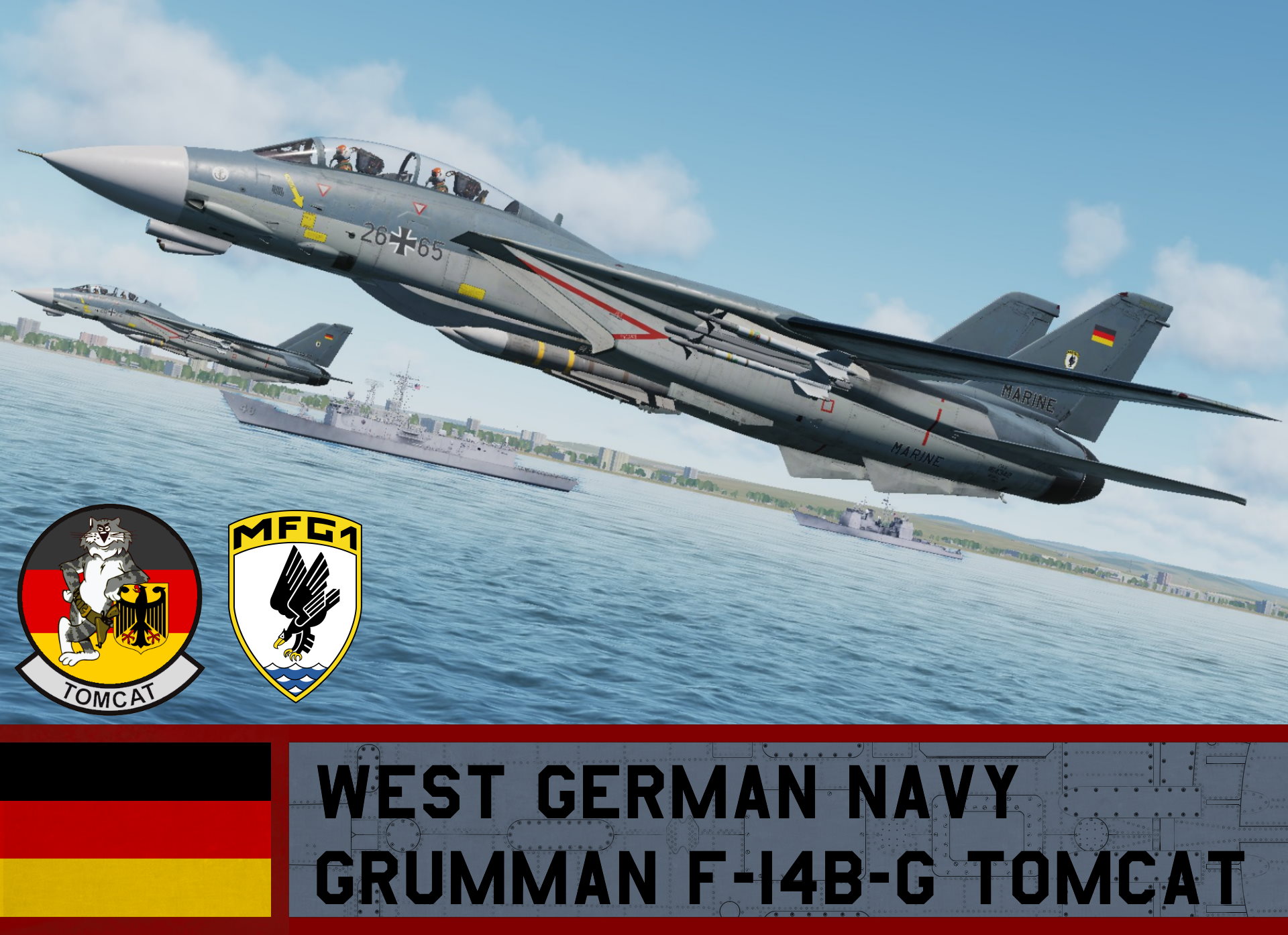 West German Naval Air Arm F-14B-G Tomcat (Fictional)