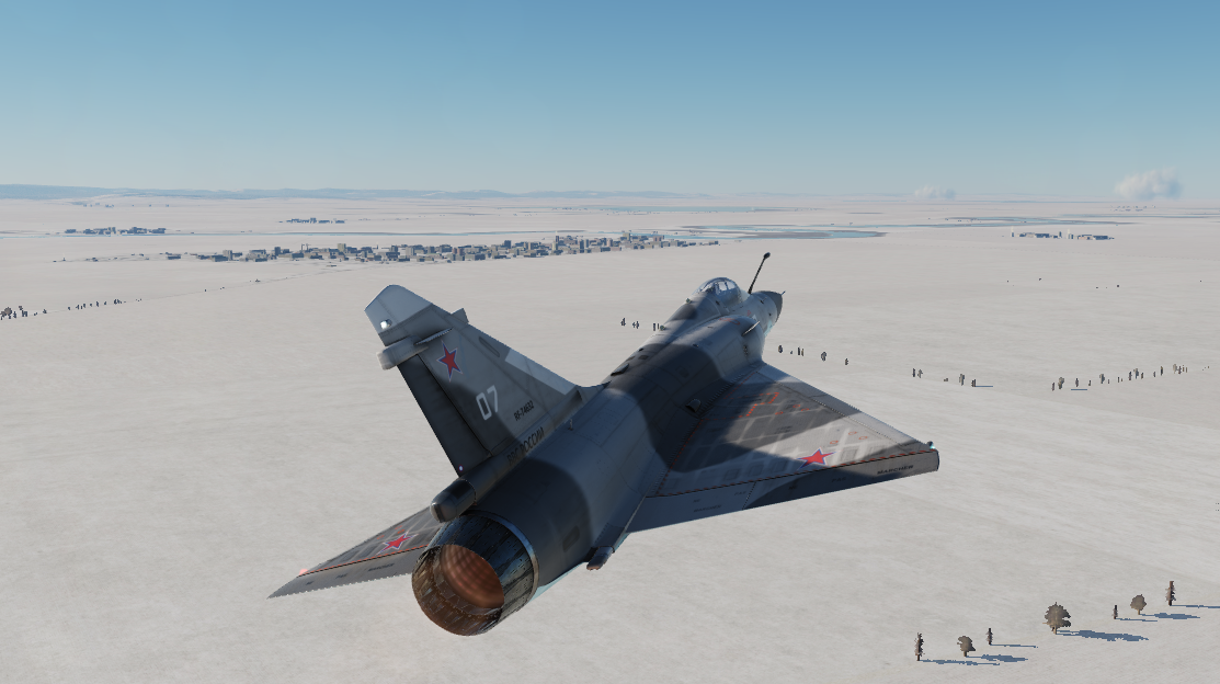 Mirage 2000 Fictional russian livery, russian type drift