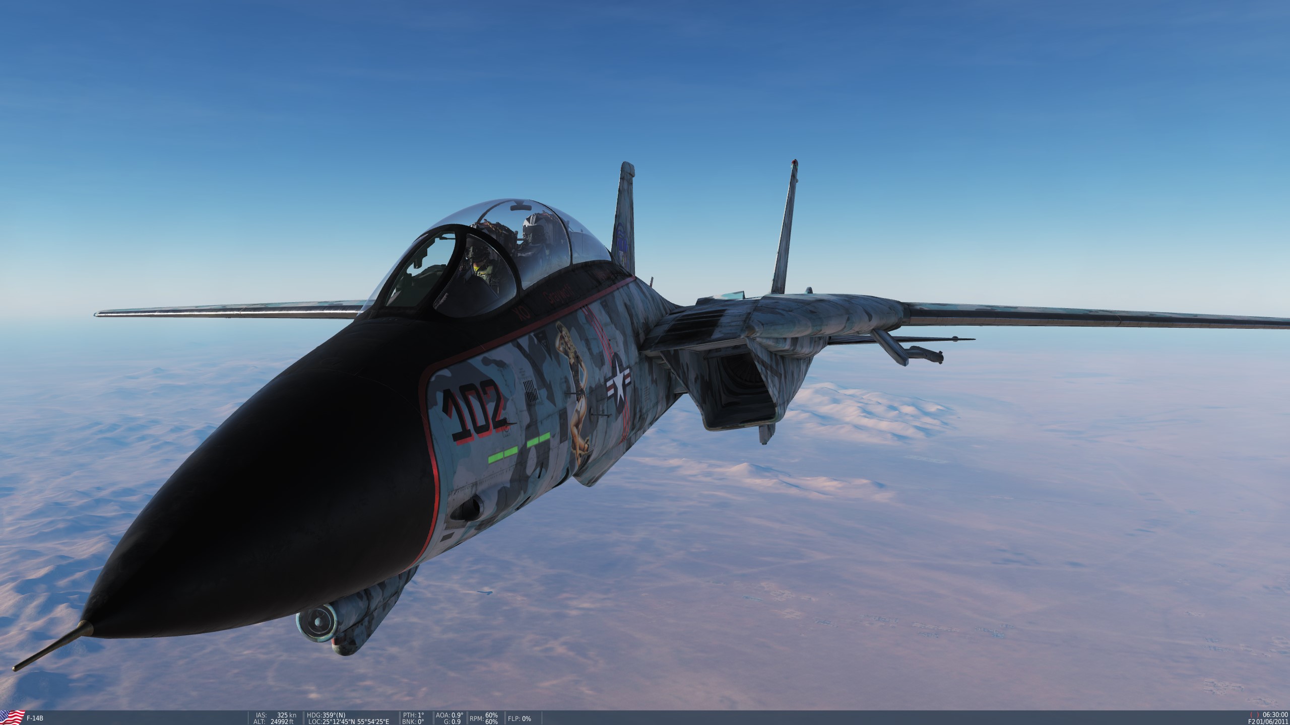 DFA-2 Harbingers Squadron F-14B Aggressor Livery | 102 XO