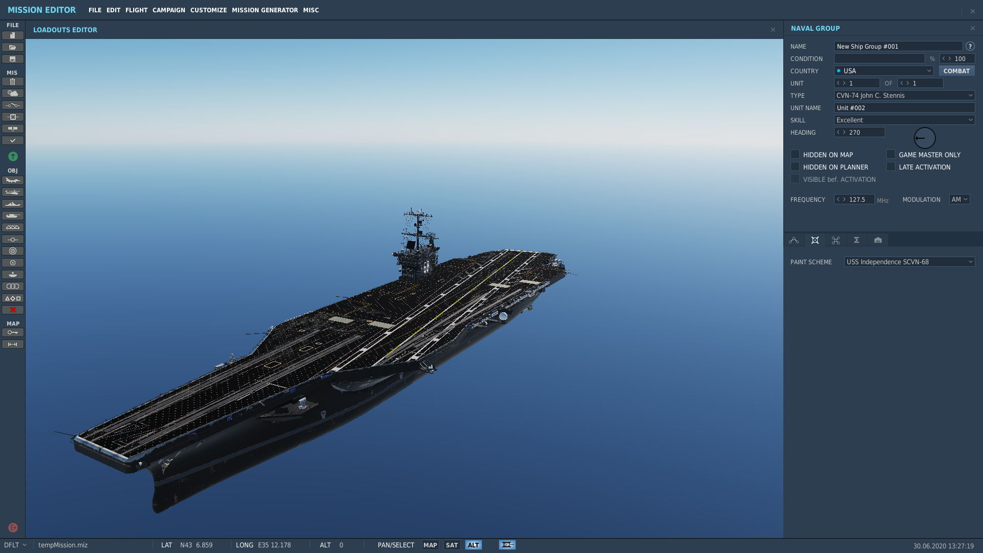 USS Independence SCVN-68