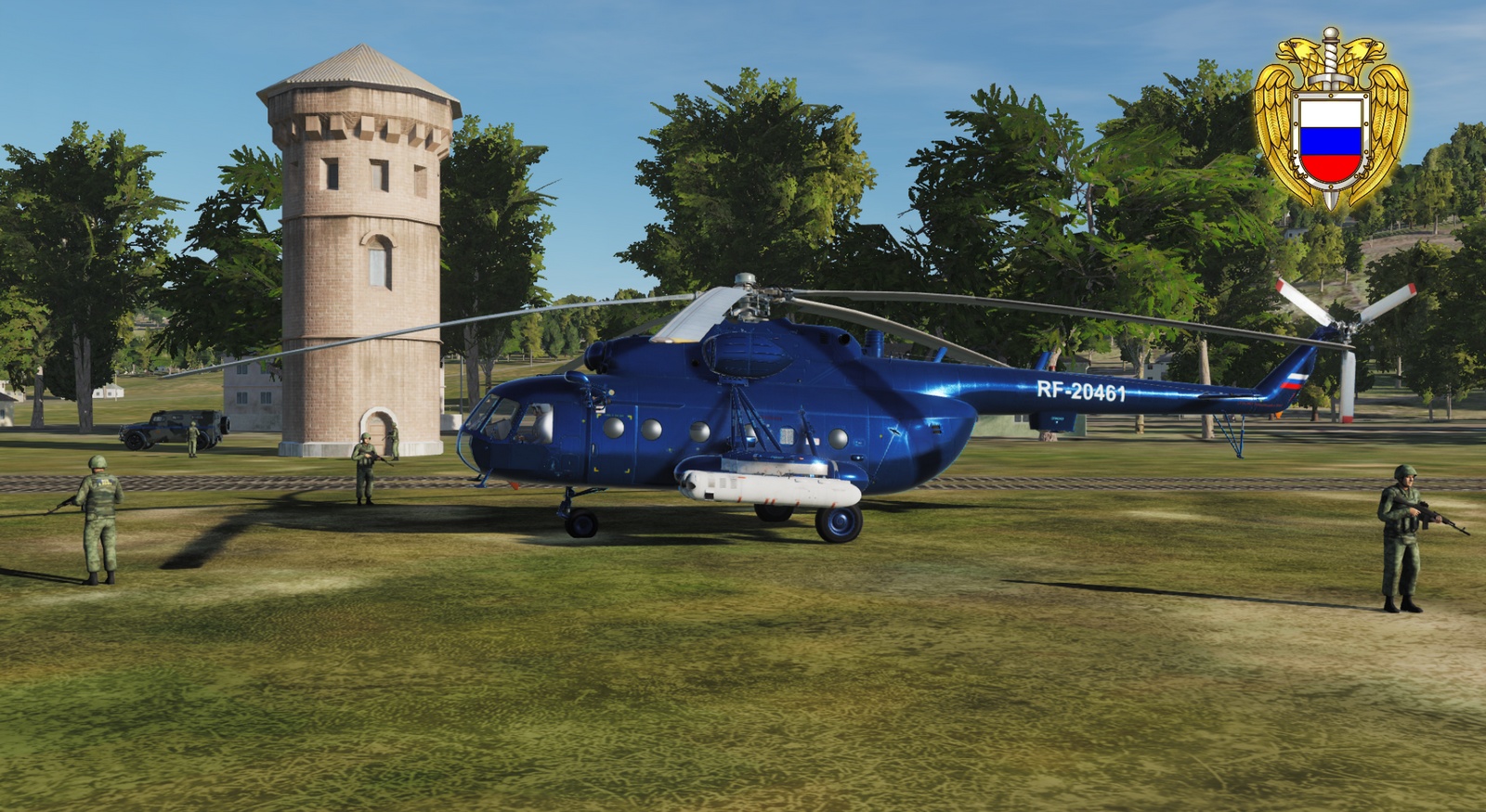 Russian "FSO - RF-20461" Mi-8 Helicopter