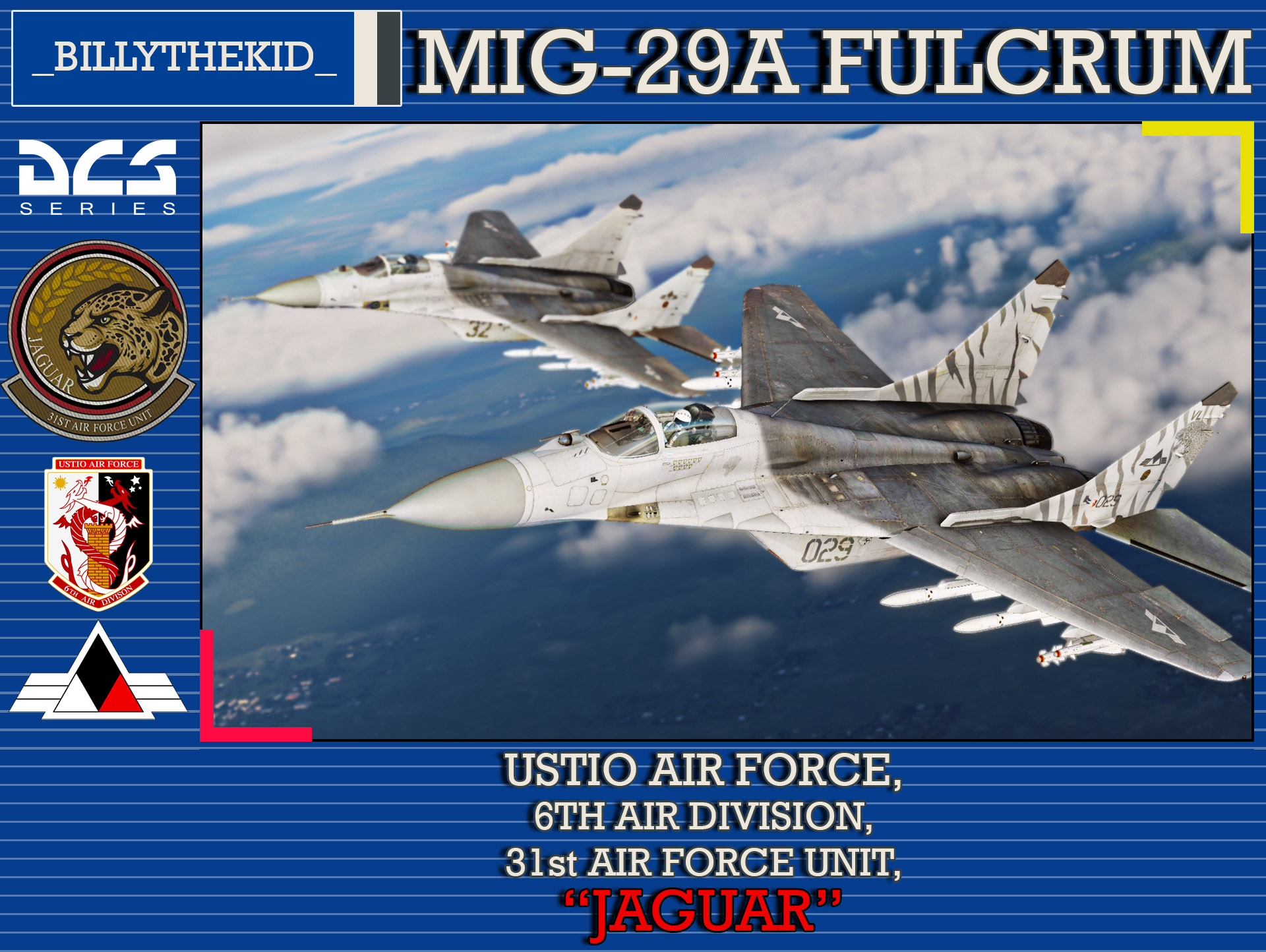 Ace Combat - Ustio Air Force - 6th Air Division - 31st Air Force Unit "Jaguar" MiG-29A