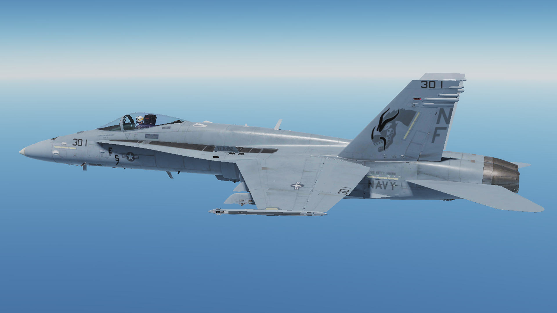 F/A-18C VFA-192 Golden Dragon Skin for line aircraft 
