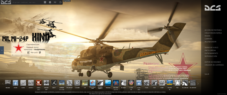 Mi-24P Main Menu Theme - Tema del menú principal