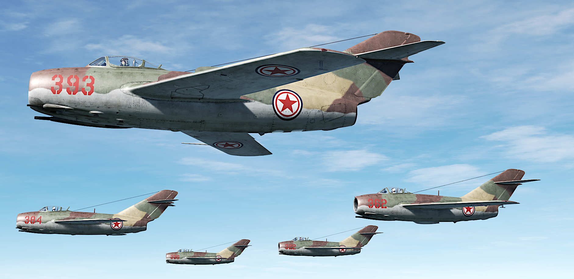 Mig-15 bis North Korea, 32nd Fighter Division, 913th Fighter Regiment, April 1953.