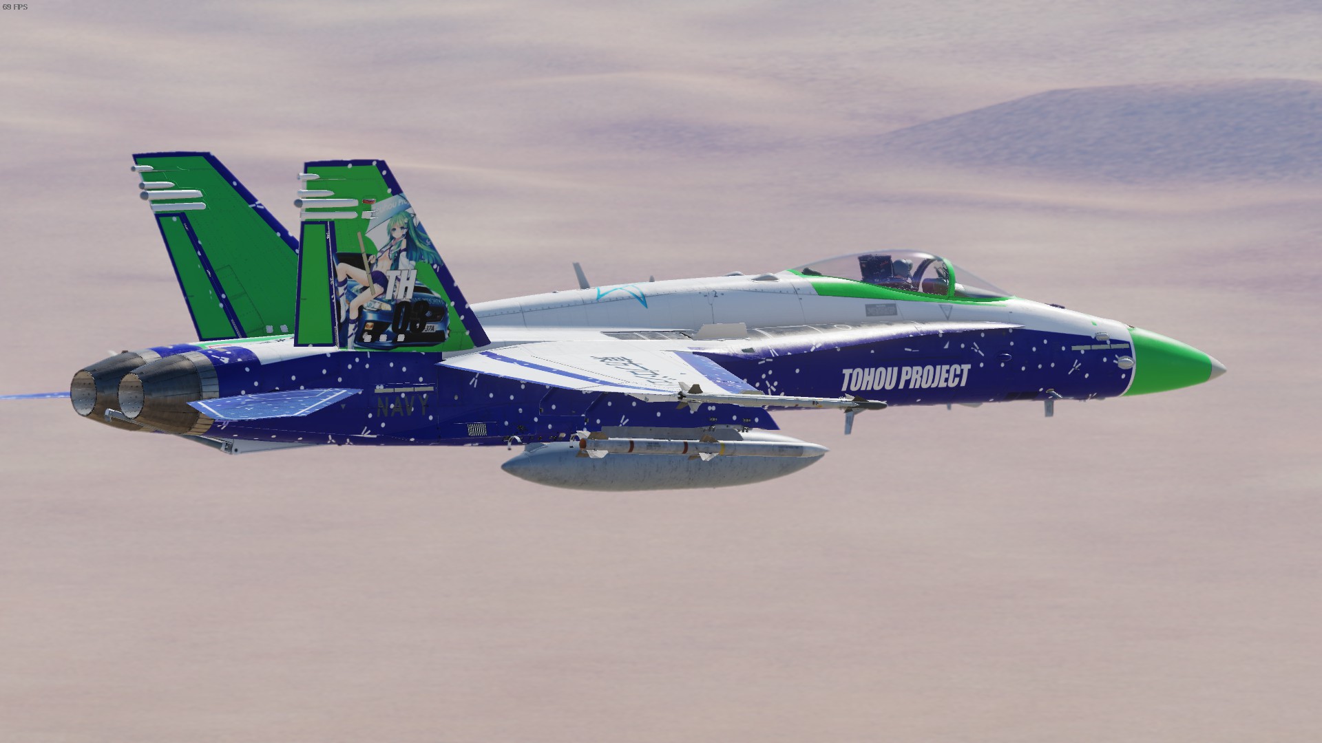 FA-18C Tohou Project Sanae 