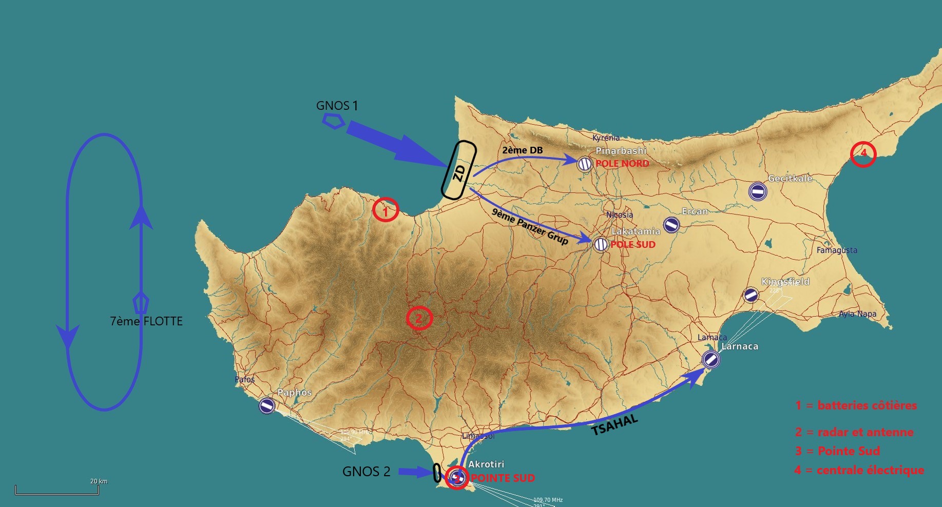 La bataille de Chypre