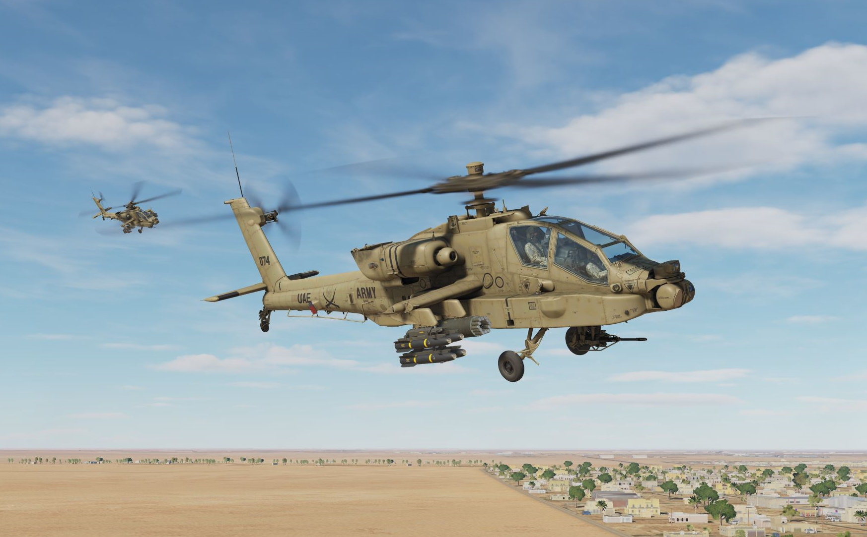 UAE Armed Forces AH-64D Khaki Fictional