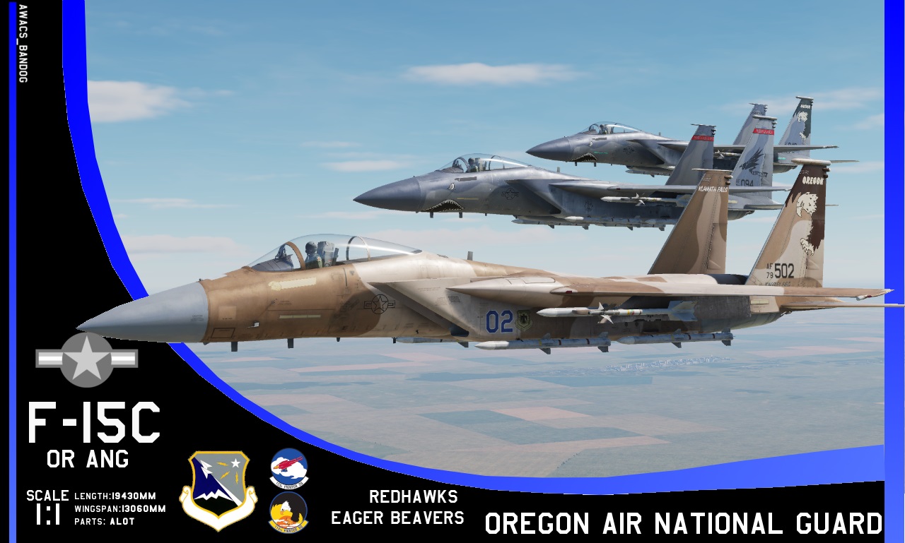 Oregon Air National Guard F-15C Pack