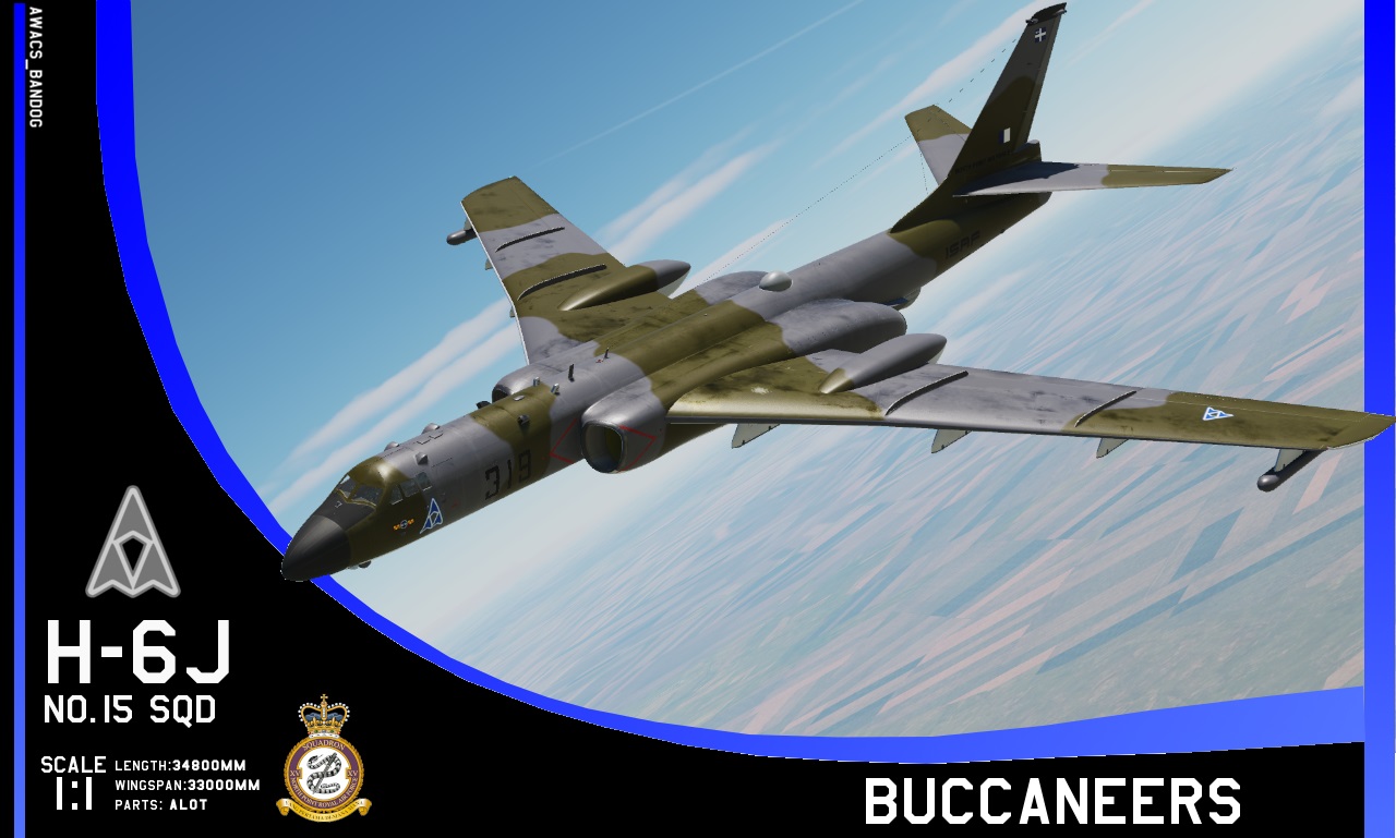Ace Combat- ISAF No. 15 Squadron "Buccaneers" H-6J