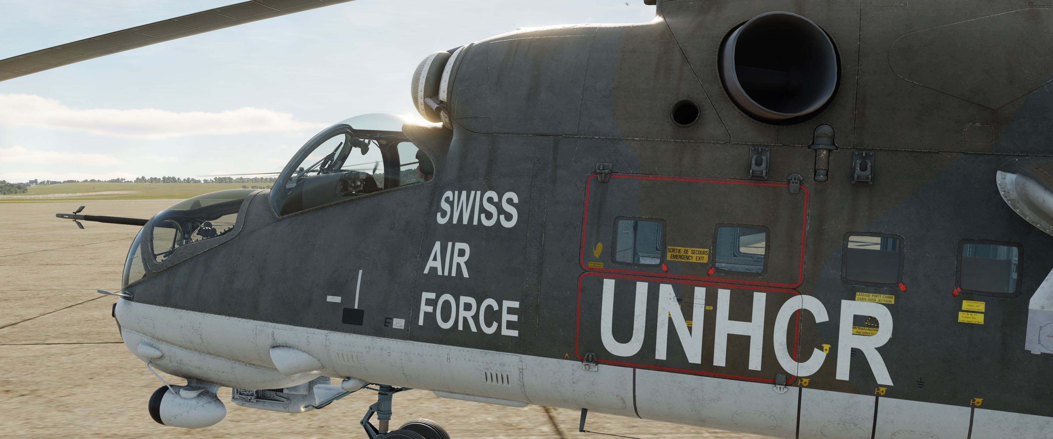 Mi-24P -Swiss Air Force (UNHCR variant) - v1.3