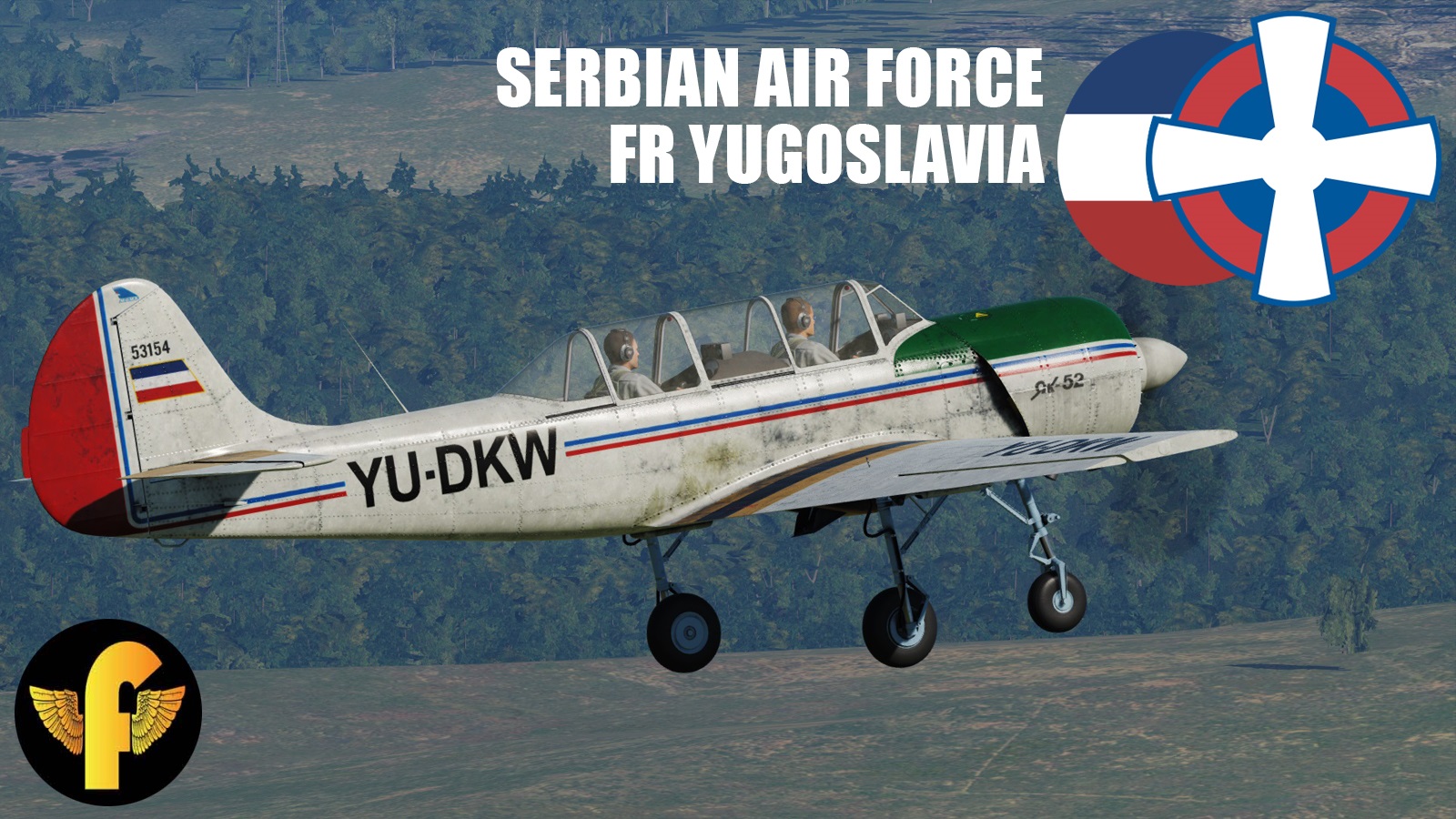 Yak-52 Utva 75 Fictional FR Yugoslavia, Serbia