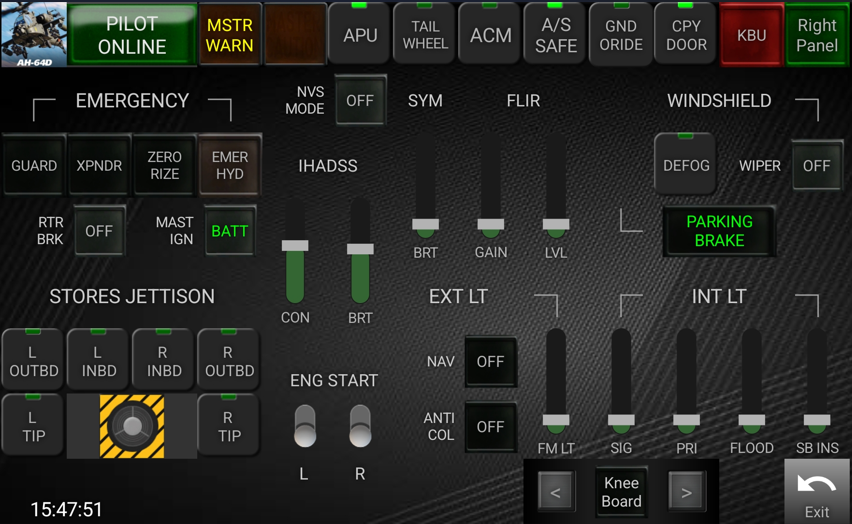 DCS-COINS: AH-64D Dashboards