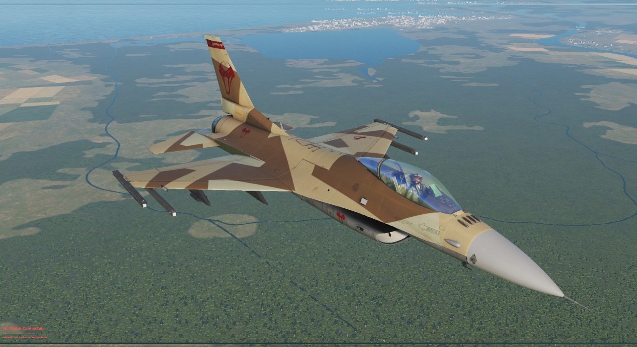 F16 fictional aggressor-style Desert
