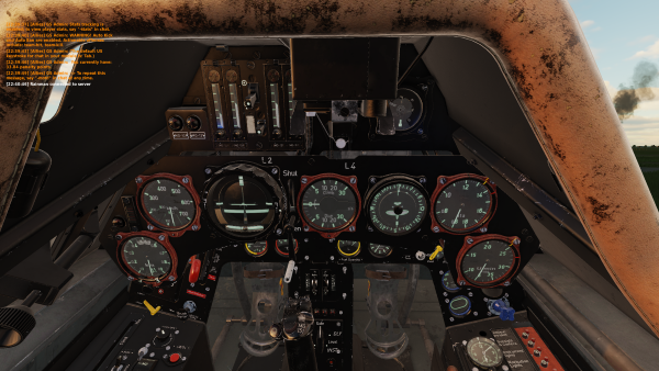 Fw-190 A-8 English Black Cockpit