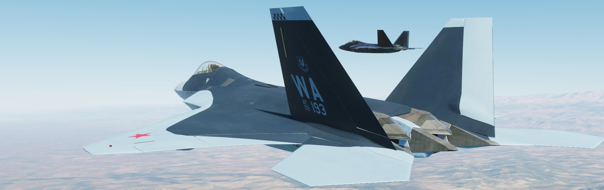 F-22A 65th Aggressor Sqn (Shark/Wraith) [Fictional]