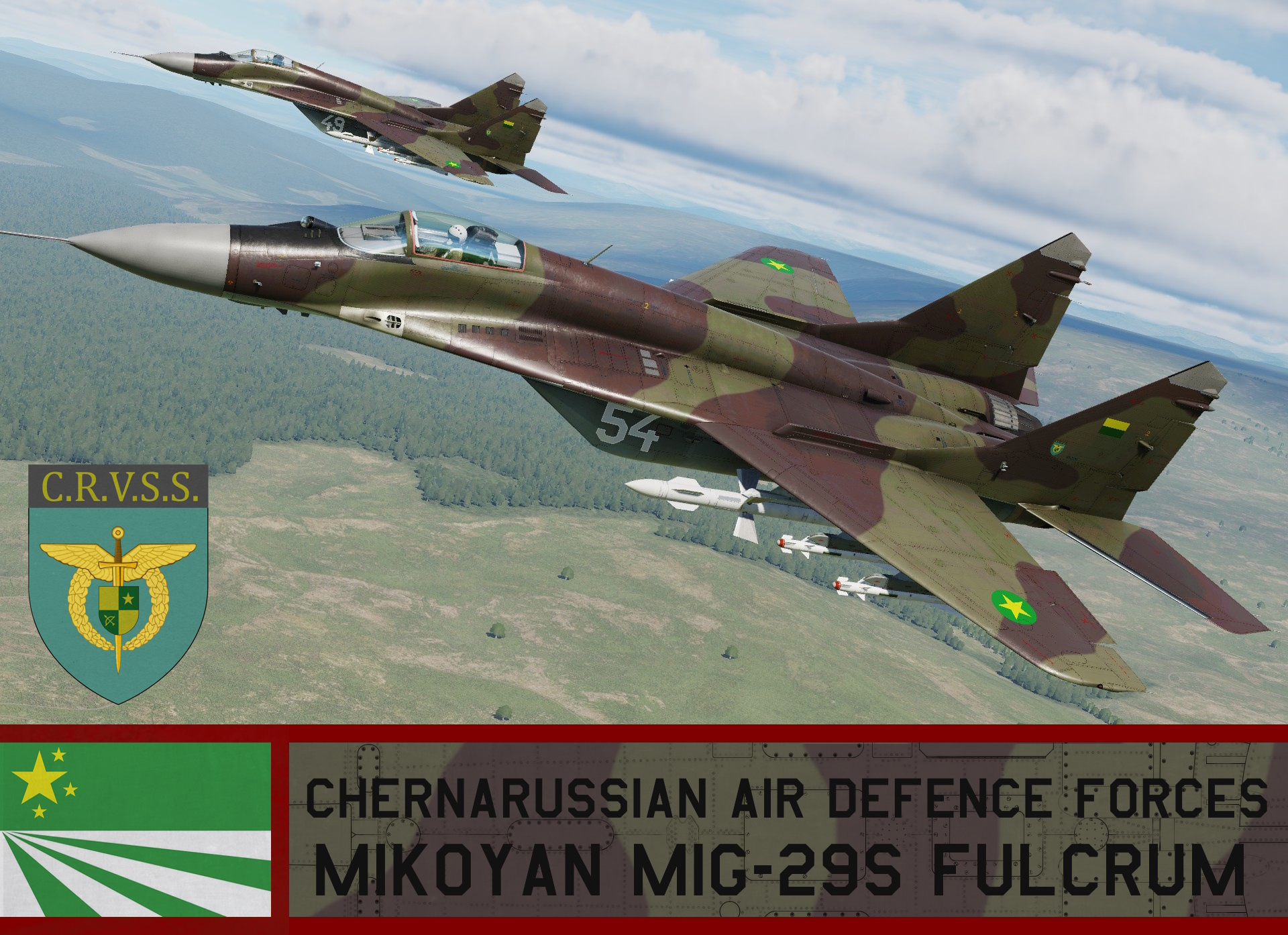 Chernarussian Air Defence Force MiG-29S Fulcrum - ArmA II