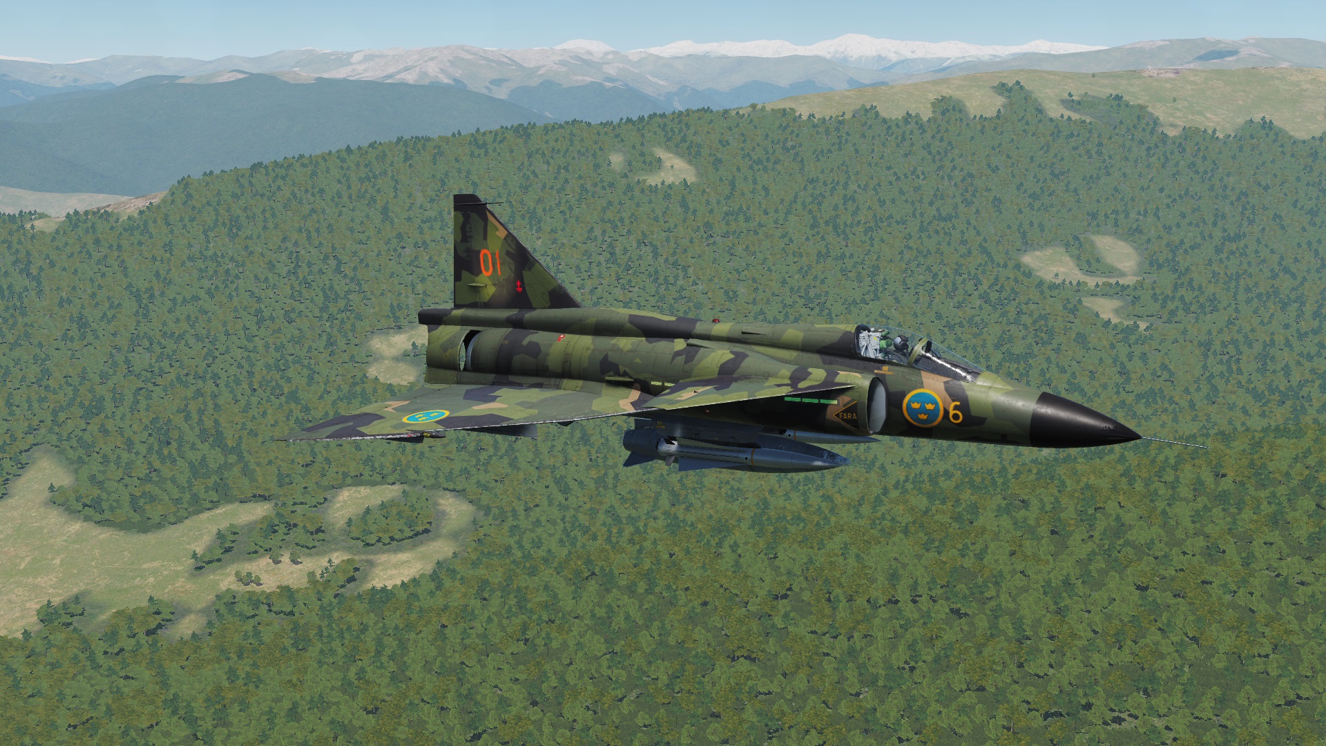 AJ37 Viggen, F6 Karlsborg