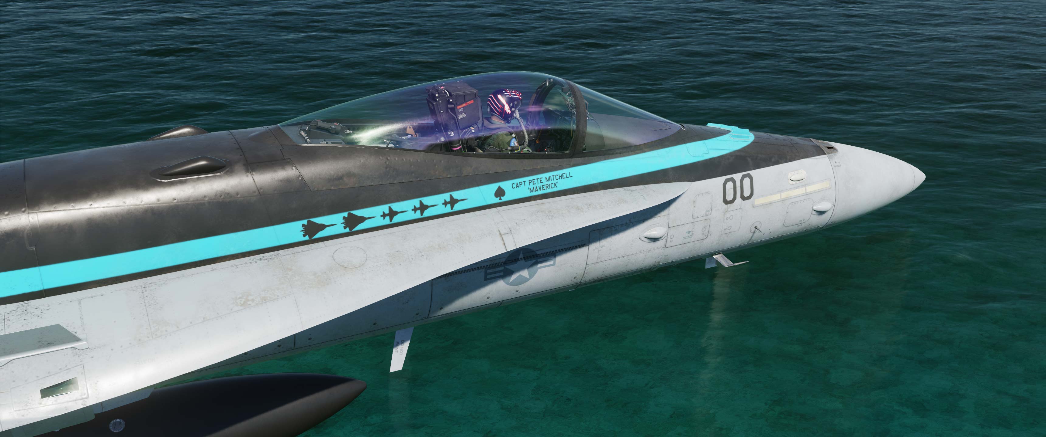 F/A-18C Hornet MAVERICK ACE Pilot v2  04/12/2023 UPDATE