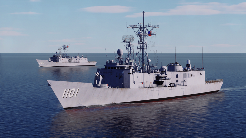 Republic of China Navy Cheng Kung Class (Perry Class) Frigate Liveries Pack