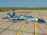 Su-27C - Russia Fictional Blue Camouflag + BONUS