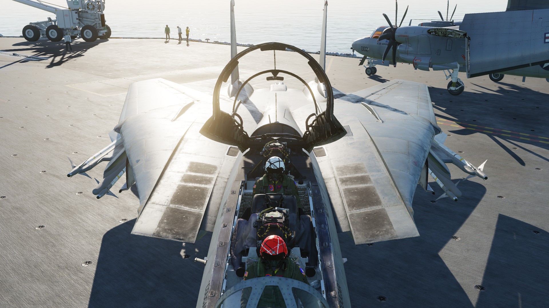 Van Halen Frankenstrat F14 Pilot and RIO Helmets