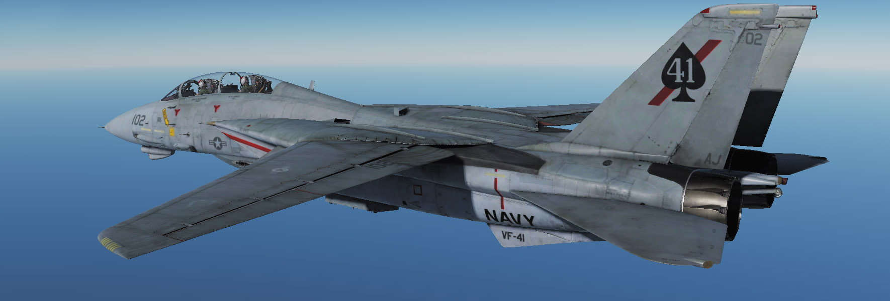 F-14 - Black Aces - VF-41 - Fast Eagle 102 (v3.0)