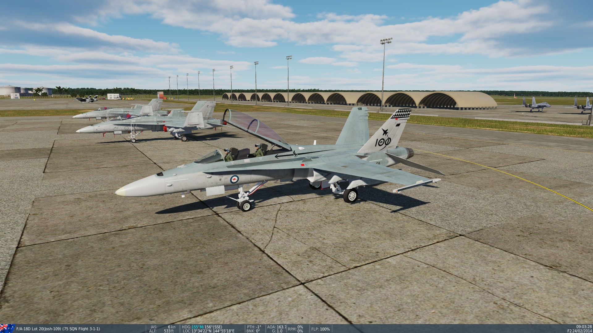  VSN F/A-18D Hornet with DCS F/A-18C cockpit v9.4
