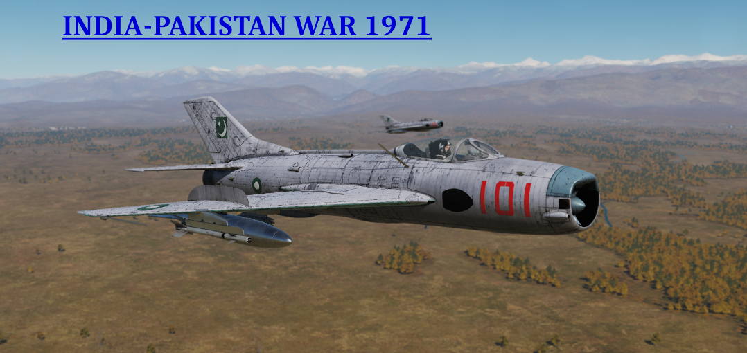 India-Pakistan War 1971 - Shenyang F-6/MiG-19P Campaign using modified Mbot Dynamic Campaign Engine