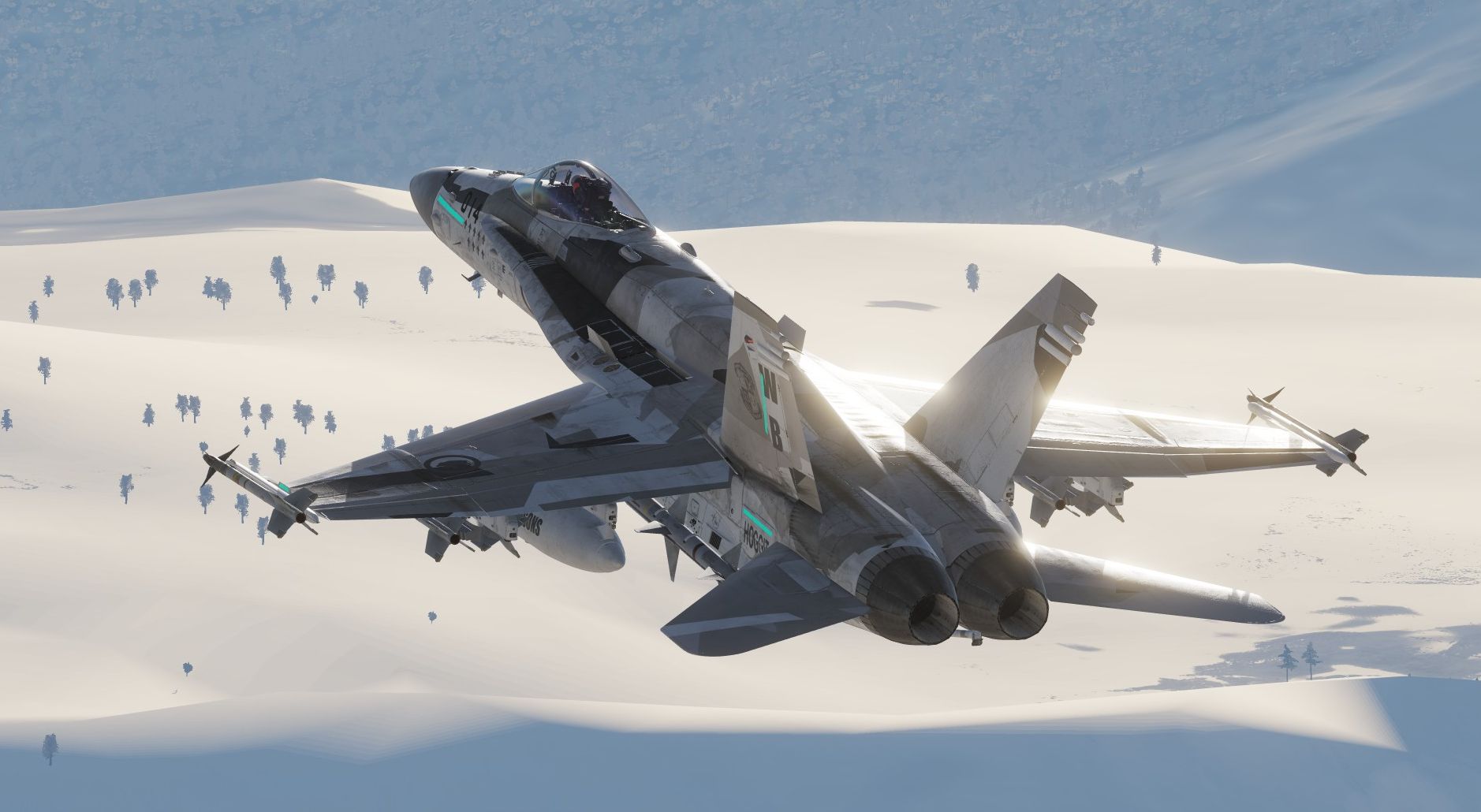 Hoggit Air Force - Bisons (F/A-18C Hornet livery pack)