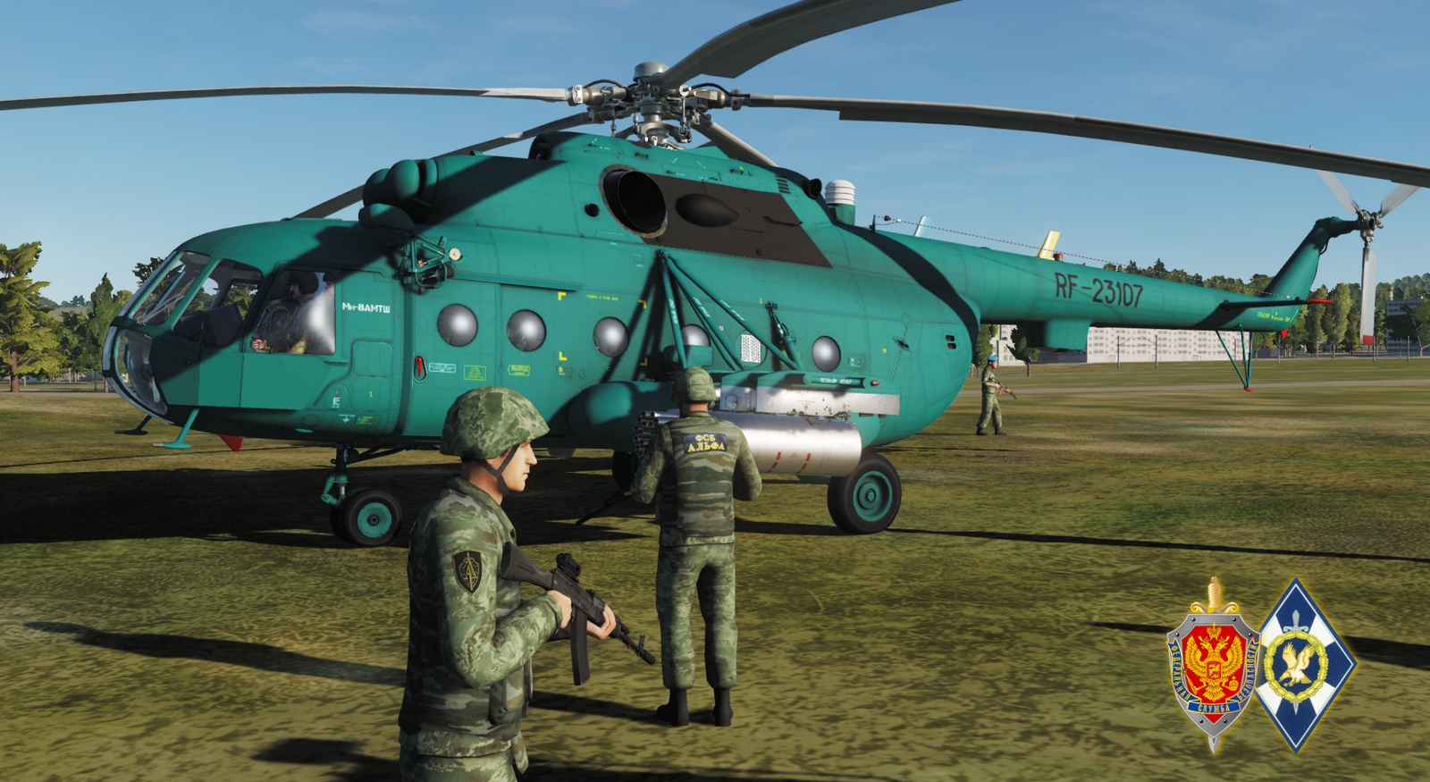Russian "FSB Spetsnaz - RF-23107" Mi-8 Helicopter 