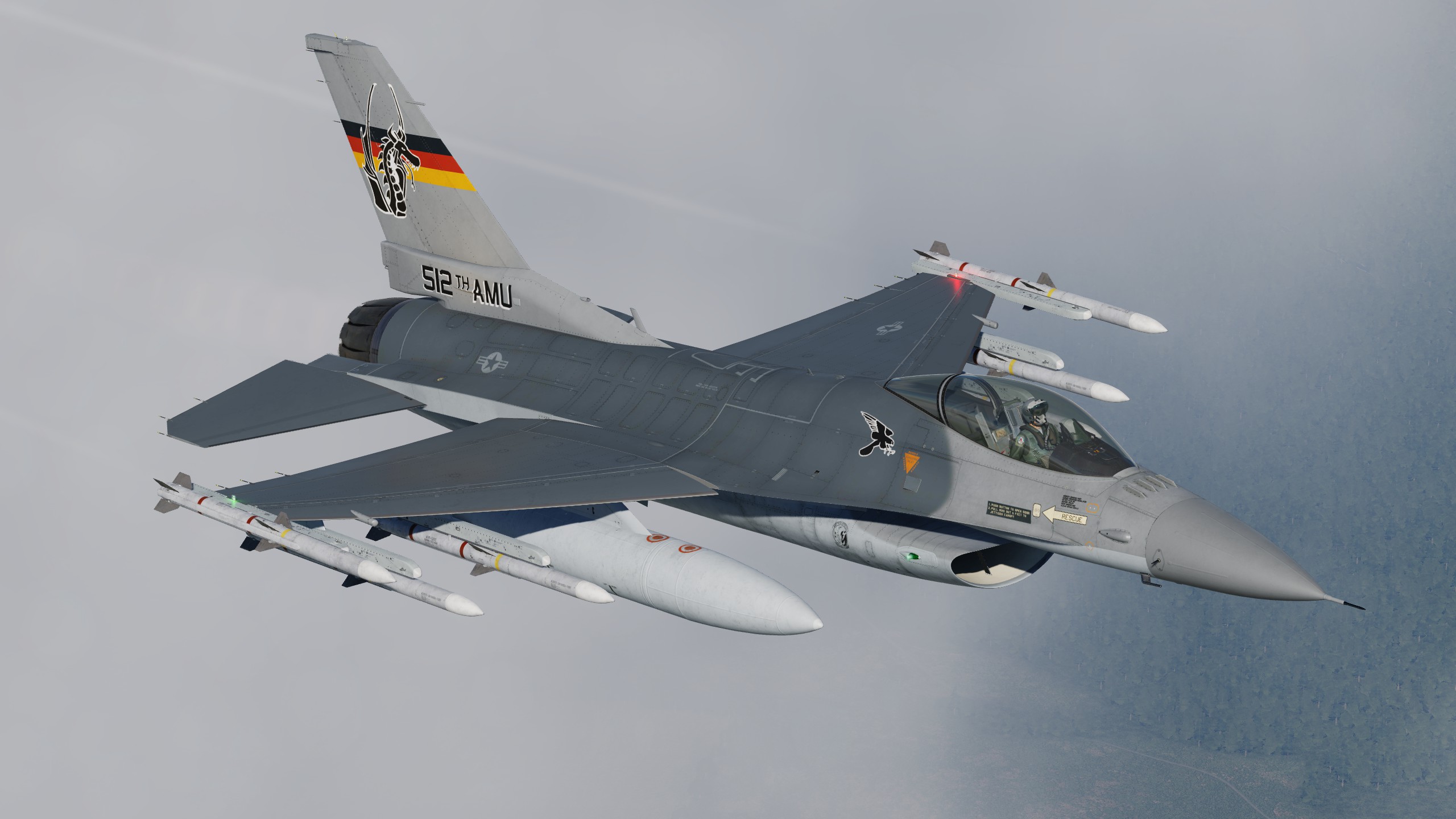F-16C 512th TFS "Ramstein Airbase"