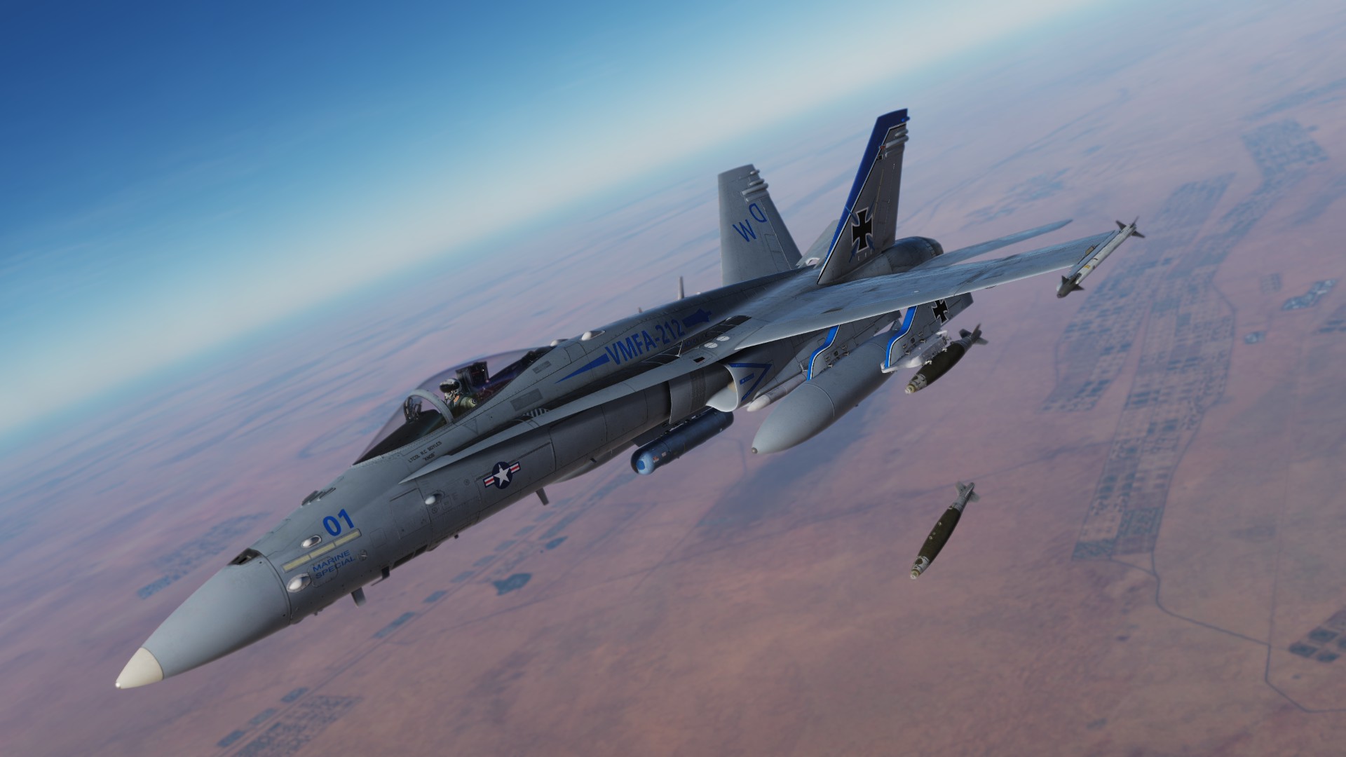 F/A-18C VMFA-212 Lancers CAG and low visibility *Updated*