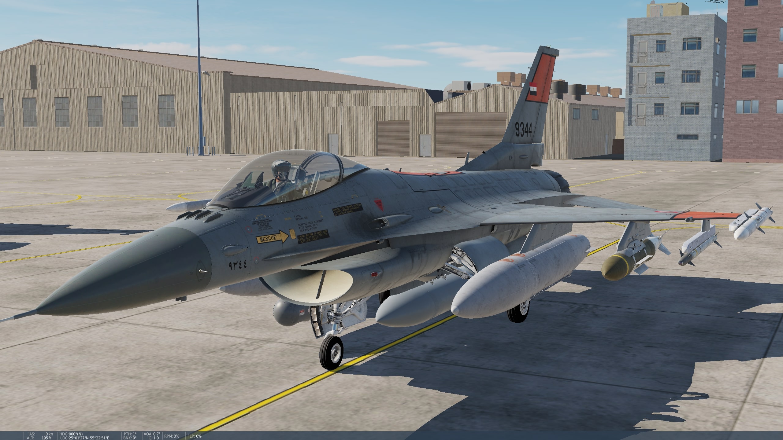 Egyptian Air Force Realistic F-16 Block 40 