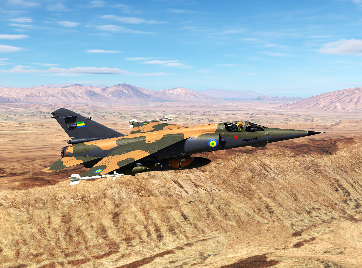 Mirage F1-AZ Gabon  (Fictional F1-C/EE)