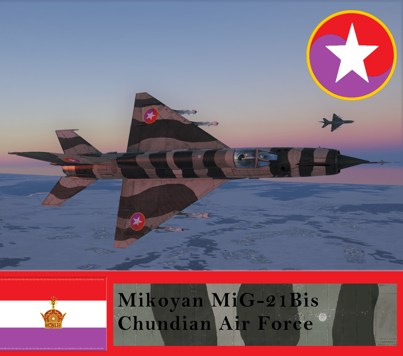MiG-21Bis Chundian Air Force (Fictional)